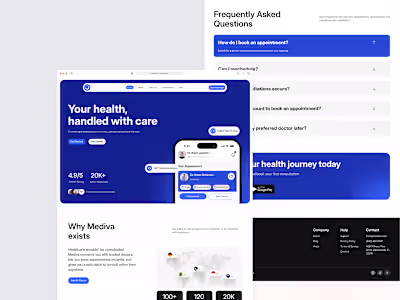 Mediva - Doctor Appointment Landing