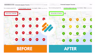 Local SEO Proof - Criminal Lawyer Based in Toronto, Canada