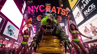 Big Ass RATS Taking Over NEW YORK CITY