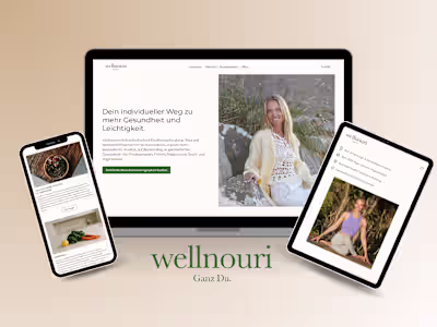 Minimal Wellness Website Design