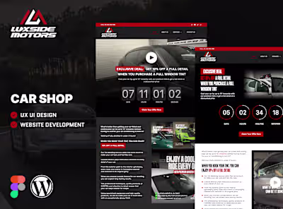 Luxside Motors Website Design & Development