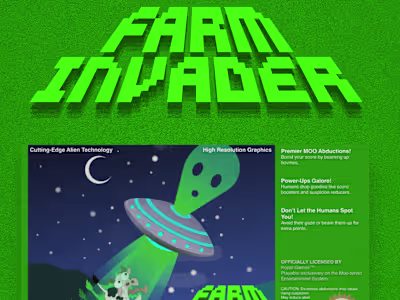 Cover Art for Farm Invader