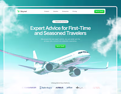Skynet - UI/UX Website Design