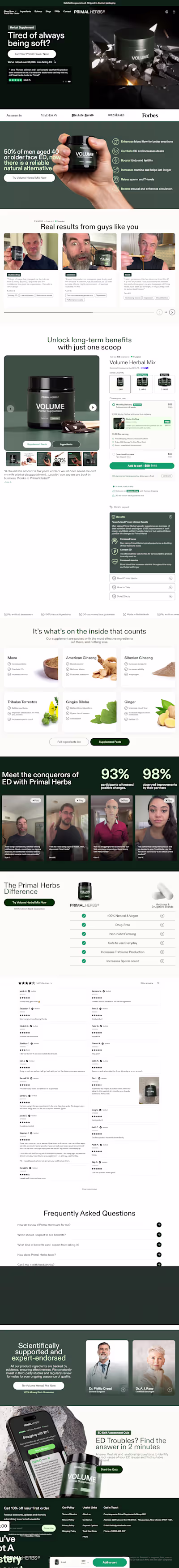 Primal Herbs – Elevated Shopify Design for Natural Wellness