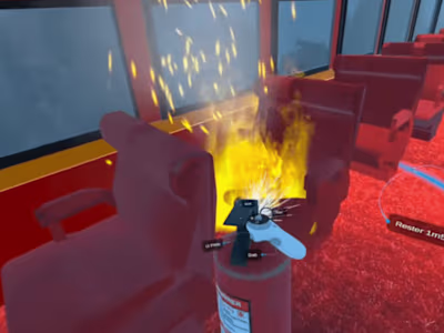VR Fire Simulation Training - YouTube