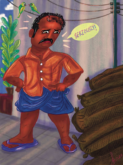 My recent digital art, reflecting on a day in the life with ...