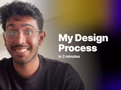 My Design Process & CV