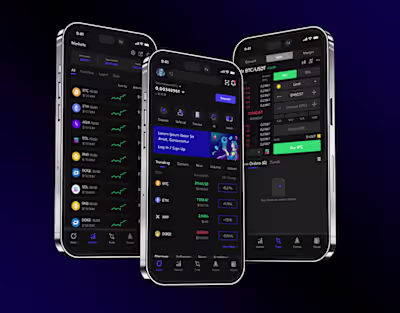 Oxhain Mobile App UI Design