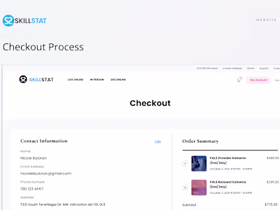 Multistep Checkout Process