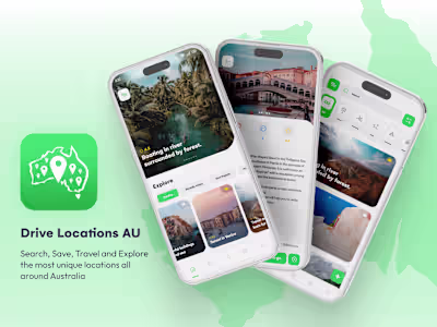 Drive Locations AU – Travel Discovery Mobile App