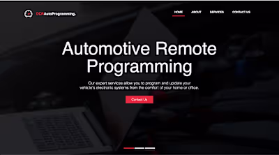 I designed and developed a modern, mobile-responsive website...