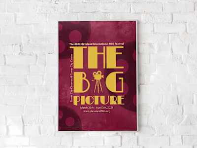 Cleveland Int’l Film Festival Poster — Knight Owl Studio