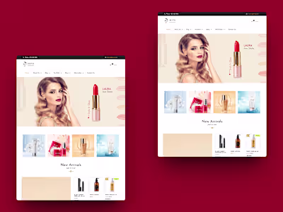 Cosmetic store | website | ecommerce