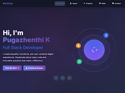 Pugazhenthi K - Full Stack Developer