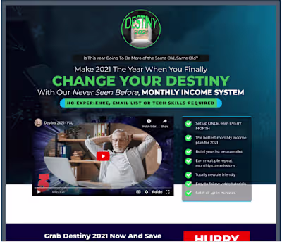 Destiny Income