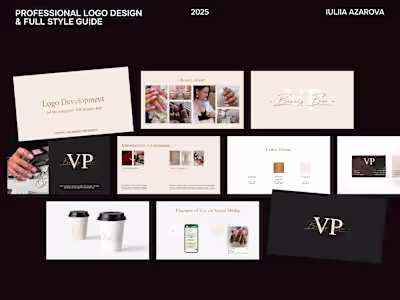 Professional Logo Design & Full Style Guide