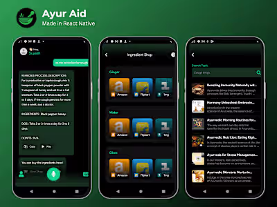 AyurAid - AI LLM based Ayurvedic Recommendation App 