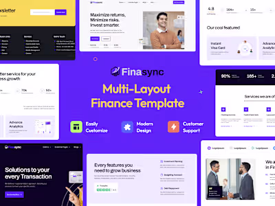 Finasync — Agency Business Website