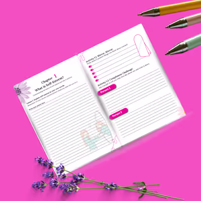 Self-Care Workbook Design for Teen Girls