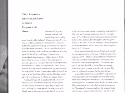 Article Writing: Regardie's