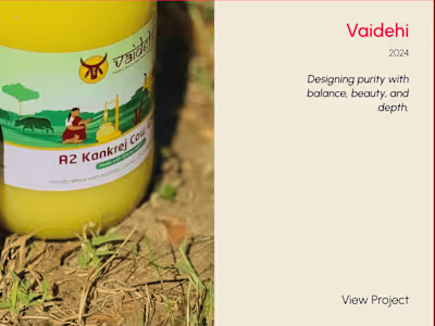 Vaidehi - Logo Design, Packaging Design, Brand Identity
