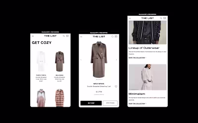 THE LIST - Luxury Fashion Ecommerce