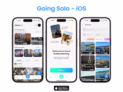 Going Solo — Travel Companion iOS App