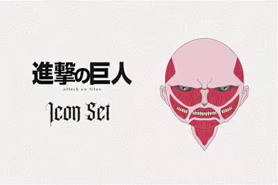 ATTACK ON TITAN - Icon Set