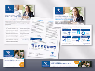Marketing Suite Design for Coates Hearing Clinic