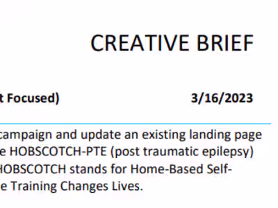 CREATIVE BRIEF