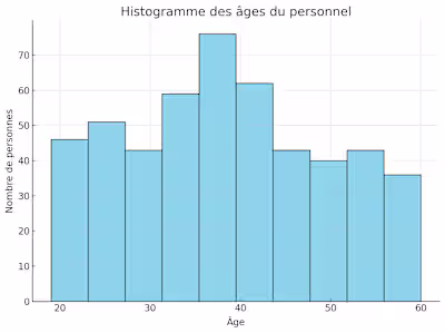 Analyse RH : Pyramide des Âges, Ancienneté et effectifs