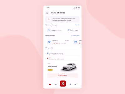 UI Design for Charge Zone | EV Charging Portal