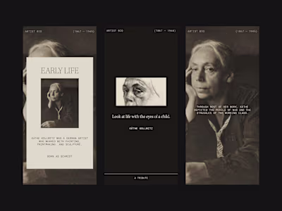 Käthe Kollwitz Tribute Site