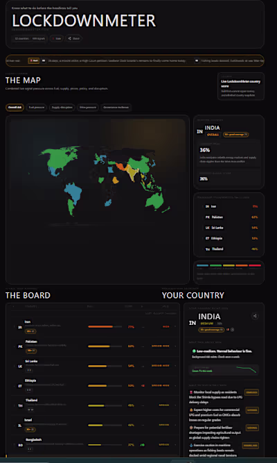 Lockdownmeter.com (https://Lockdownmeter.com) - LockdownMeter is