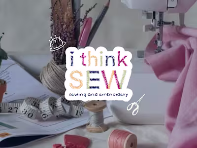 Brand Identity Design for “I Think Sew”