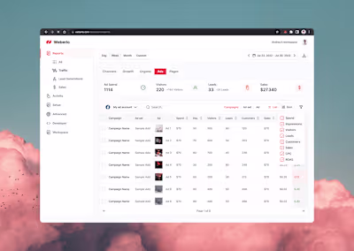 Weberlo Cookieless Marketing Attribution Tool Development