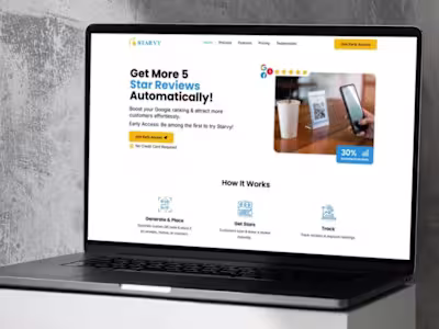 Lead-Capturing Landing Page for GetStarvy