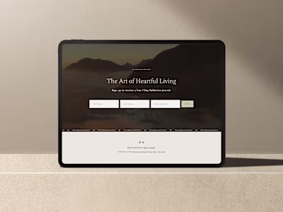 Visual Design for The Sadhana of the Heart Coaching Program