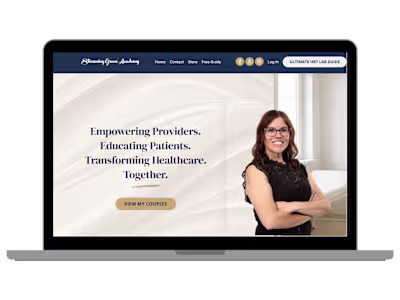 Kajabi Course Website Design, E-Learning & Coaching Platform