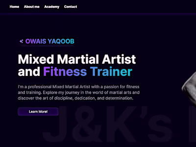Owais Yaqoob 💼 - Freelance Portfolio Website