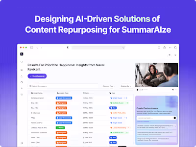 Designing AI-Driven Solutions for SummarAIze