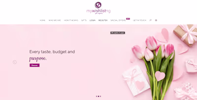 Ecommerce web software for Mywishlistng