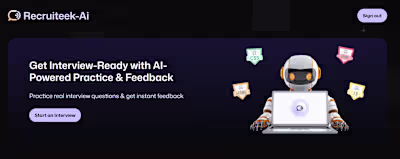 RecruiteekAI WebApp Design And Development