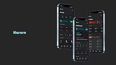 Karore - All in one Money Managing App :: Behance