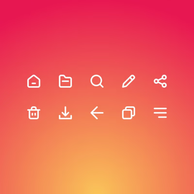 Icons for a Mobile App