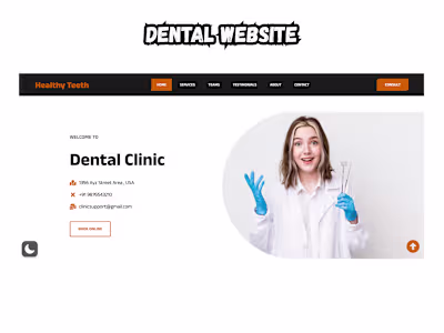 Dental Website Design Project