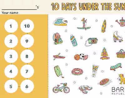 Playful Sticker Sheet and Magnet Design