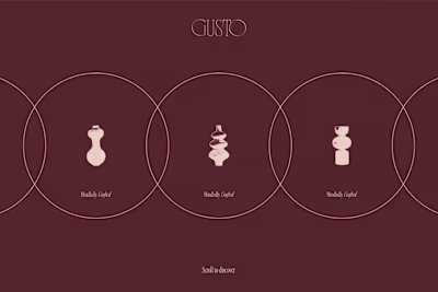 Gusto Home Goods / Brand & Web