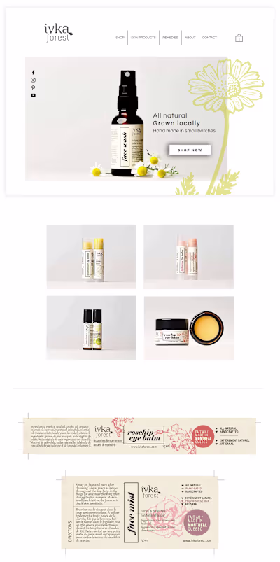 Branding for Ivka Forest