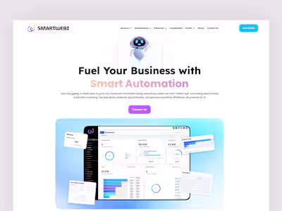 SmartWebi Website Redesign & Conversion-Focused UI/UX